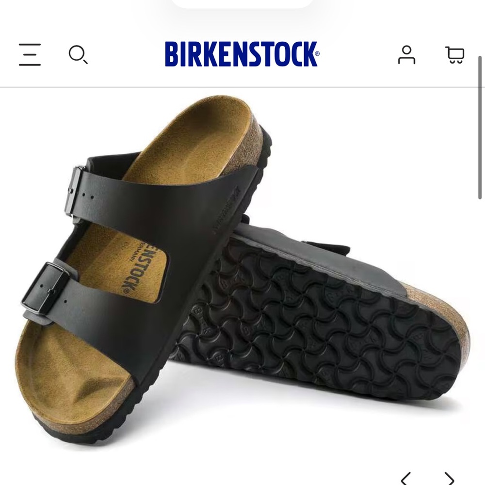Birkenstock Black Two-Strap Kids Sandals with Buckles